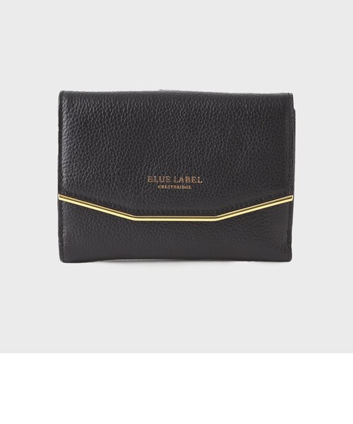 メタルラインレザー二つ折り財布 | BLUE LABEL / BLACK LABEL