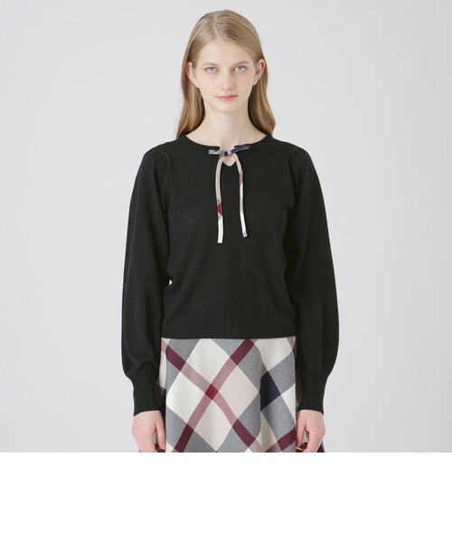 メリノウールブレンドニット