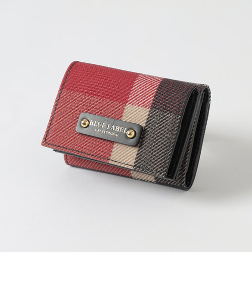 新品　ブラックレーベルクレストブリッジ　レザー　ミニ財布