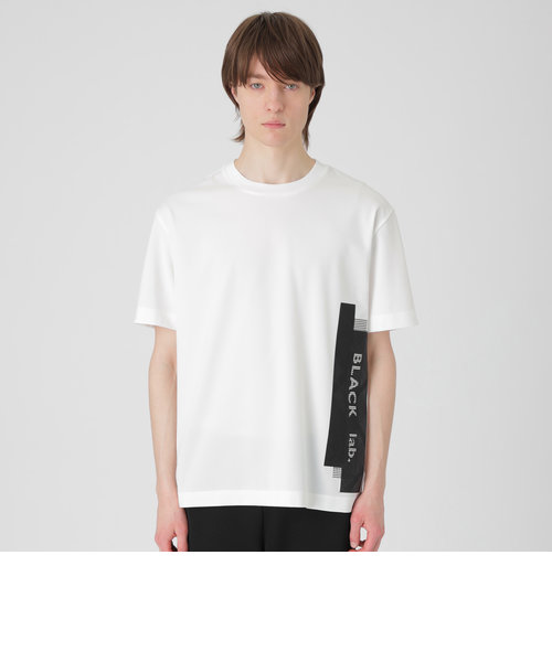 【BLACK lab.】テクニカルヘムグラフィックTシャツ