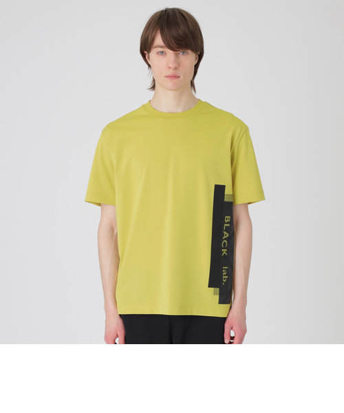 【BLACK lab.】テクニカルヘムグラフィックTシャツ