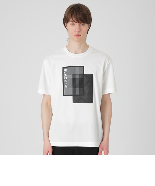 【BLACK lab.】テクニカルボックスグラフィックTシャツ