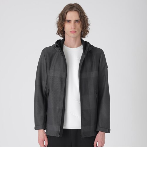 BLACK lab.】トーナルクレストブリッジチェックブリーズメッシュ  