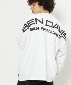 【 BEN DAVIS （ ベンデイビス ）】ビッグシルエット フットボール ロンT／長袖Tシャツ