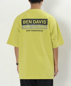 【 BEN DAVIS （ ベンデイビス ）】“EXTRA SMOOTH TEE”BEN DAVISバナーロゴ ビッグシルエット 半袖Tシャツ