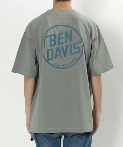 【 BEN DAVIS （ ベンデイビス ）】“EXTRA SMOOTH TEE”CIRCLE LOGO ビッグシルエット 半袖Tシャツ