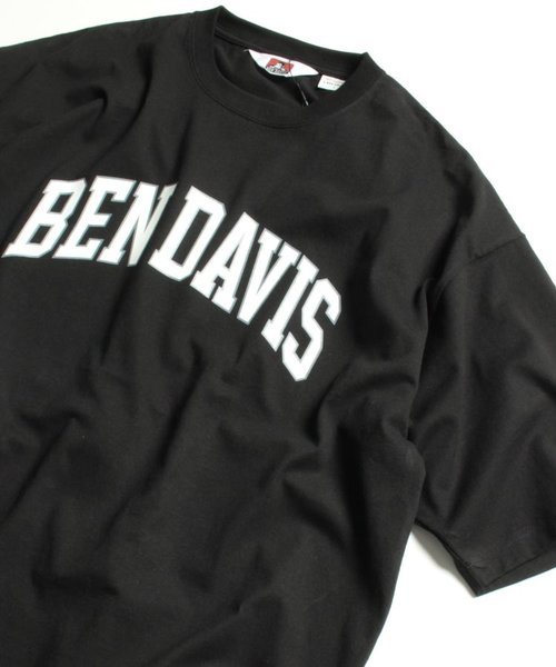Ben Davis ベンデイビス College Logo バックプリント ビッグシルエット 半袖tシャツ Naval ナバル の通販 Mall