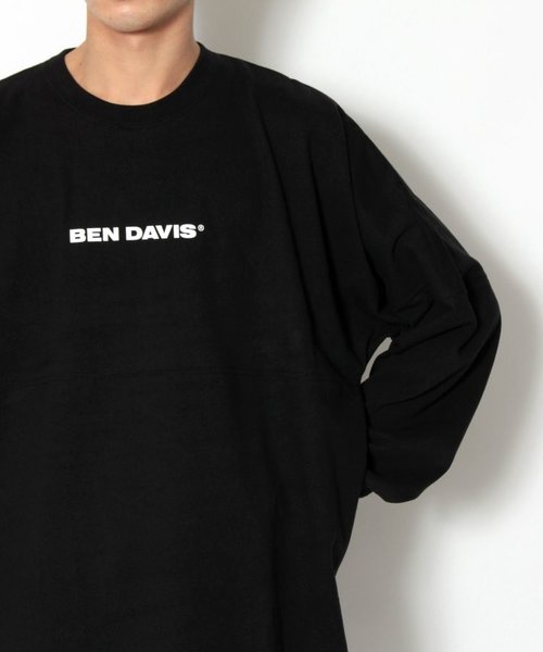 BEN DAVIS （ ベンデイビス ）】ワイドシルエット バックプリント フットボール ロンT / ビッグシルエット 長袖Tシャツ |  NAVAL（ナバル）の通販 - mall