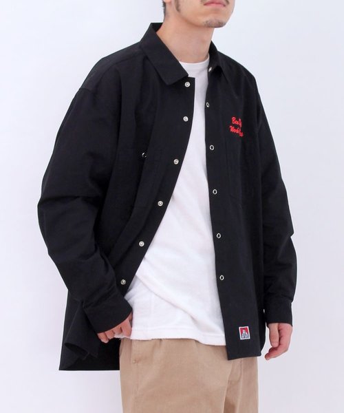 【 BEN DAVIS （ ベンデイビス ）】ADVERTISED LONG SLEEVE WORKSHIRTS