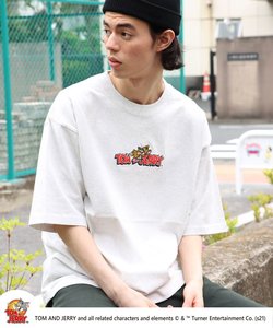 Sequence / トムとジェリー / TOM and JERRY RELAX EMBLOIDERYSHORT SLEEVE T-SHIRT