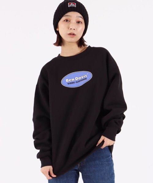 Ben Davis ベンデイビス Oval Logo Crew オーバルロゴ クルーネック スウェット Naval ナバル の通販 Mall Ben Davis ベンデイビス Oval Logo Crew オーバルロゴ クルーネック スウェット Naval ナバル の通販 Mall