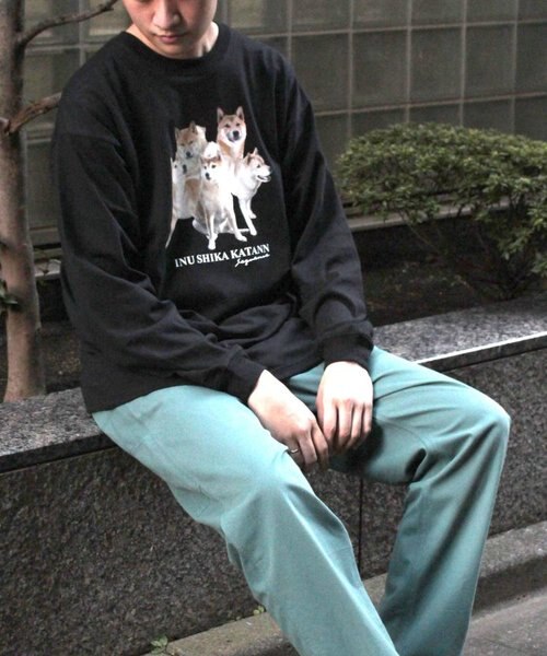 Sequence Inu Shika Katan Long Sleeve Tee 犬しか勝たん ロンt Naval ナバル の通販 Mall