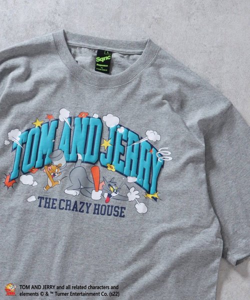 SEQUENZ / トムとジェリー / TOM and JERRY CRAZY HOUSE TEE / クレイジーハウス Tシャツ