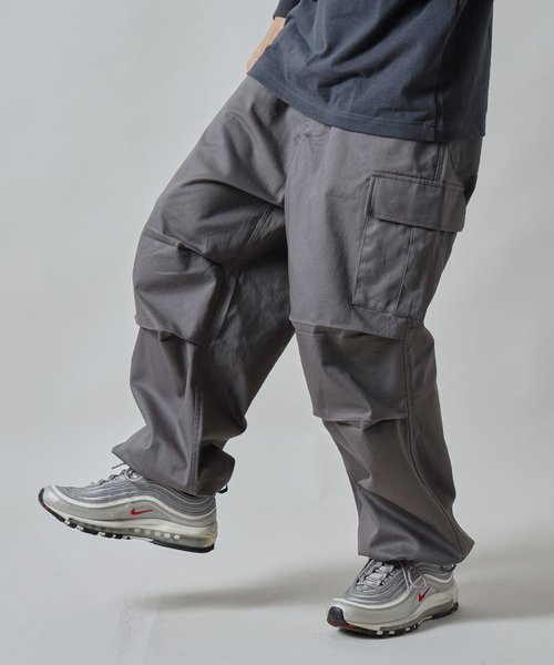 【BEN DAVIS(ベンデイビス)】SNOW WORKERS PANTS / カーゴポケット ルーズシルエット スノーワークパンツ  ドローコード