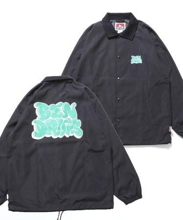 【BEN DAVIS(ベンデイビス)】BUBBLE COACHES JACKET / 襟