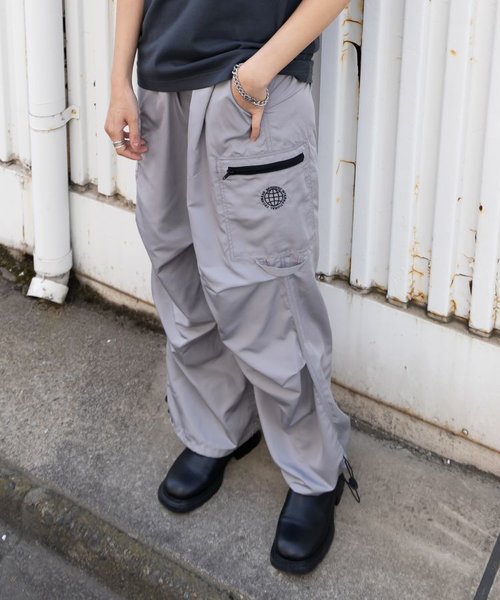 SEQUENZ】 DRAWSTRING LOOSE CARGO PANTS / ドローコード マイクロ