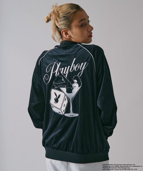 SEQUENZ】 PLAYBOY SHINY TRUCK JACKET / プレイボーイ トラック ...