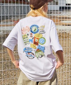 【BEN DAVIS（ベンデイビス）】FRIDGE DOOR TEE / スケーター ステッカー Tシャツ アメリカン 刺繍 半袖
