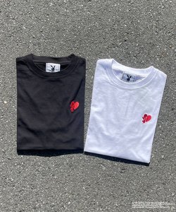 【SEQUENZ（シークエンズ）】PB 2-PACK S/S TEE / ２枚組セット パック Tシャツ ワンポイント 刺繍 半袖