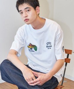 【BEN DAVIS（ベンデイビス）】SOUVENIR EMB TEE NV / 別注 クルーネック 半袖 アメリカンダイナー 刺繍