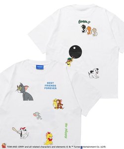 TJ BEST FRIEND S/S TEE / TOM and JERRY トムジェリ Tシャツ グラフィティ プリント 半袖 アソート柄