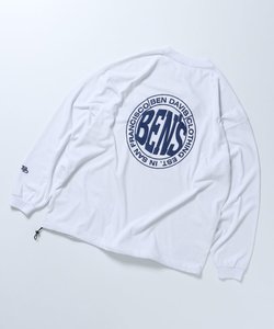 【BEN DAVIS（ベンデイビス）】CIRCLE LOGO BRUSHED LS / クルーネック 長袖 ロンT サークルロゴ ドローコード