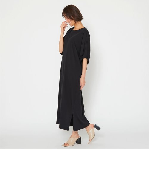 Web別注 スリーブコンシャスtシャツワンピース 洗濯機で洗える Lautreamont ロートレアモン の通販 Mall