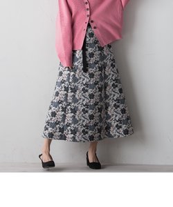 【数量限定生産】フラワージャガードスカート