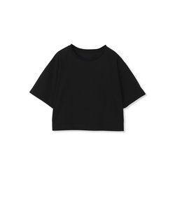 クロップド丈Tシャツ≪洗濯機で洗える≫