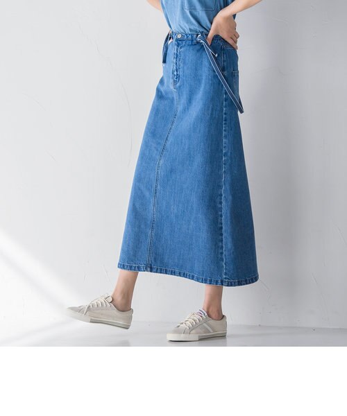 Socolla サスペンダー付きデニムスカート Mayson Grey メイソングレイ の通販 Mall