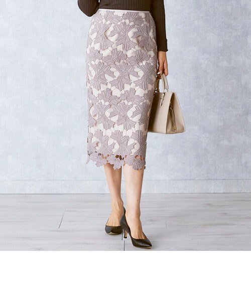 レースタイトスカート | QUEENS COURT（クイーンズコート）の通販 - &mall 