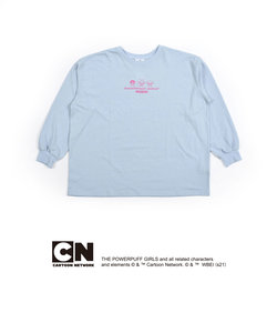 【パワーパフ ガールズ×ZIDDY】 ブロッサム バブルス バターカップ バックプリント Tシャツ(130~160cm)