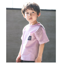 【 TioTio 】 バック ロゴ BIG Tシャツ 抗菌 消臭 加工 （90～140cm）