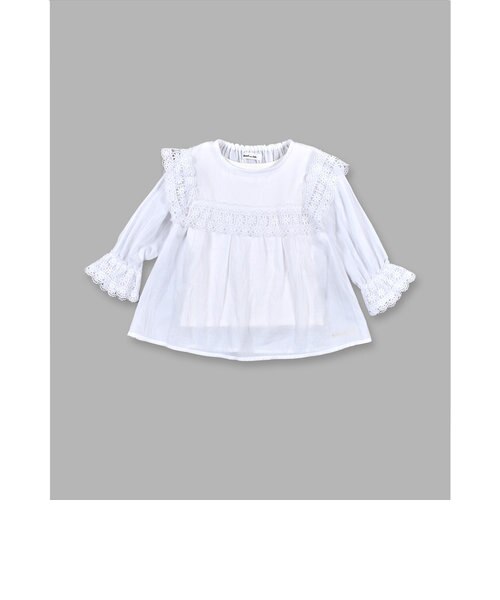 2点セット インナー付き ガーリー レースブラウス 90 130cm Bebe Online Store ヘ ベ オンライン ストア の通販 Mall