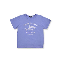 【 吸水速乾 】 サメ ロゴ アニマル プリント Tシャツ (80~150cm)