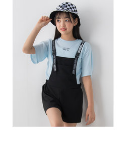 【 ニコ☆プチ 6月号 掲載 】 サロペット + Tシャツ 2点 セット (130~160cm)
