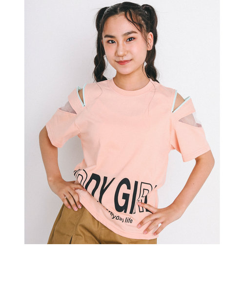 肩 ファスナー開き Tシャツ (130~160cm) | BEBE ONLINE STORE（ベベ