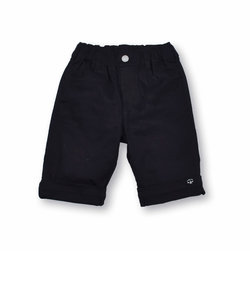 サテン ストレッチ 異素材 ポケット パンツ (90~150cm)