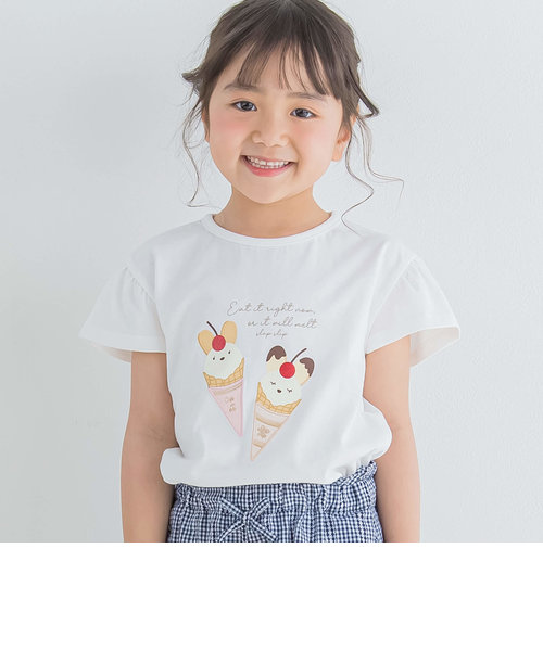 アニマルウサギアイスプリントTシャツ(80~130cm) |