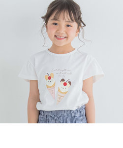 アニマルウサギアイスプリントTシャツ(80~130cm)
