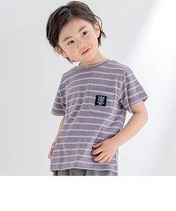 先染めボーダーデザインTシャツ(95~150cm)