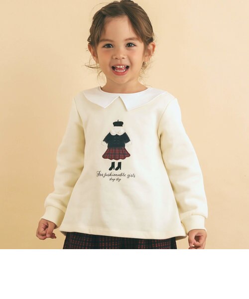女の子お洋服モチーフAライントレーナー(80~130cm) | BEBE ONLINE 