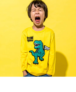 恐竜サガラワッペン天竺Tシャツ(100~160cm)