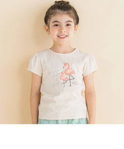 フラミンゴプリントTシャツ(80~130cm)