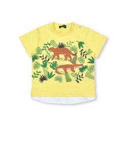 ジャングルアニマルプリントレイヤード風Tシャツ(80~90cm)