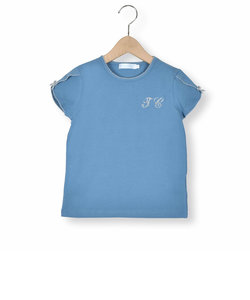 袖リボンソフトベア天竺半袖Tシャツ(90~140cm)