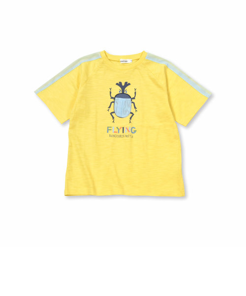 【接触冷感】カブトムシパッチTシャツ(80~120cm)