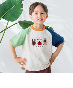 最強メンバーサガラ刺しゅうラグランスリーブTシャツ(80~120cm)