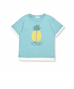 ファスナーつきパイナップル半袖Tシャツ(80~130cm)