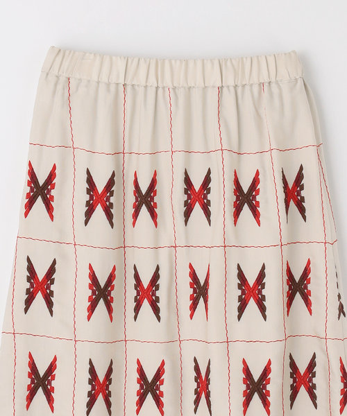 キカ刺繍ロングスカート | GRACE CONTINENTAL（グレースコンチネンタル